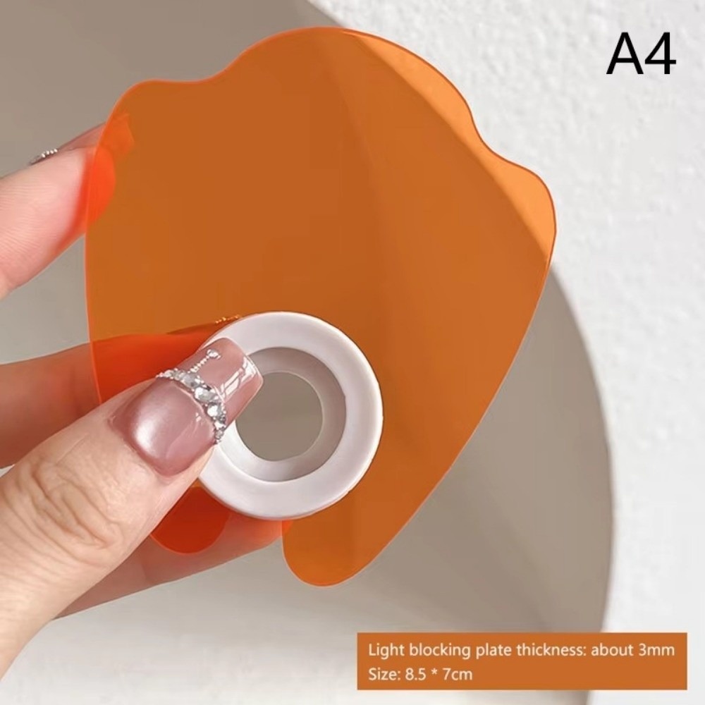 Uv Nail Lamp - Akrylowa osłona blokująca światło, antyrefleksyjna, prosta,