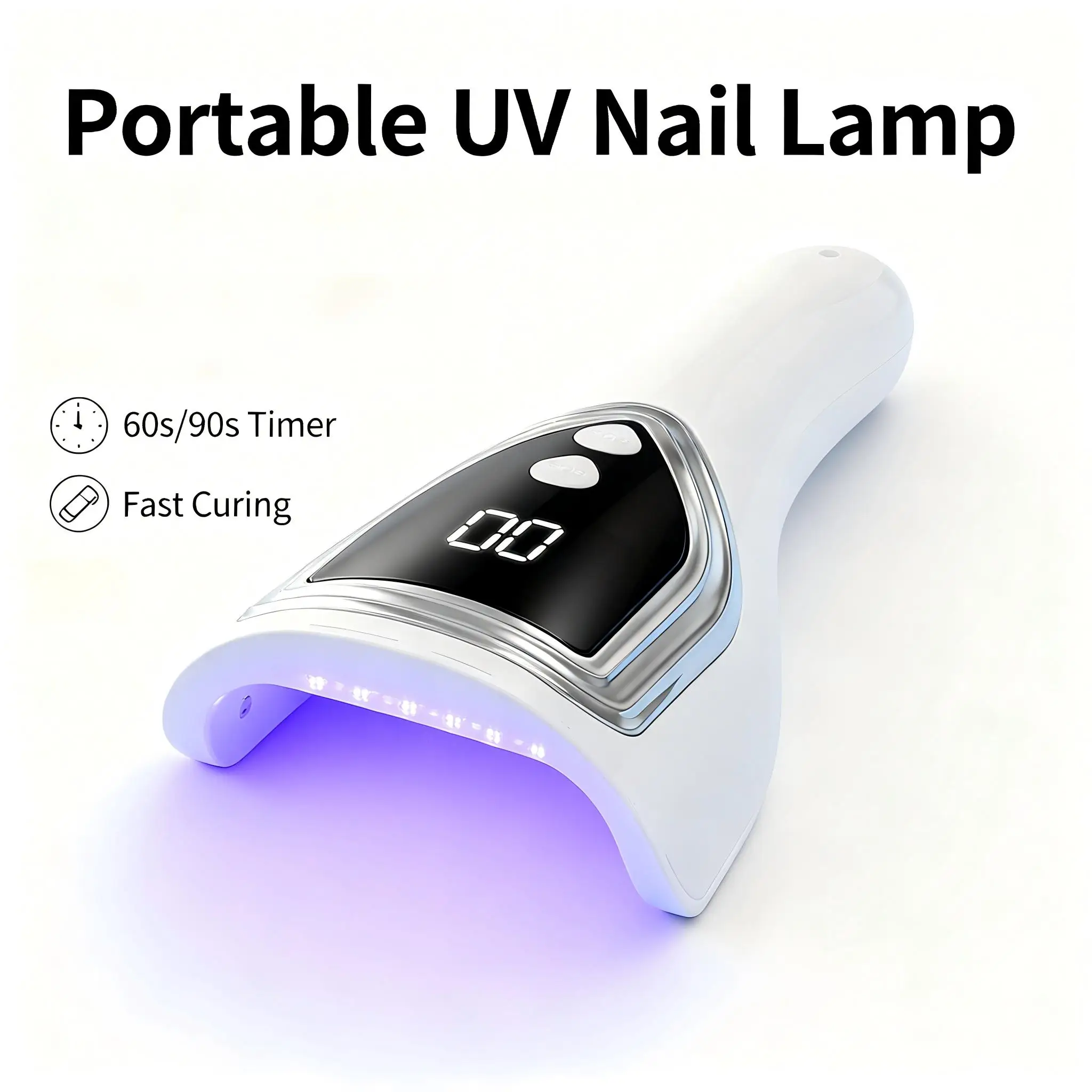Uv Nail Lamp - Przenośna lampa UV do paznokci, ładowalna