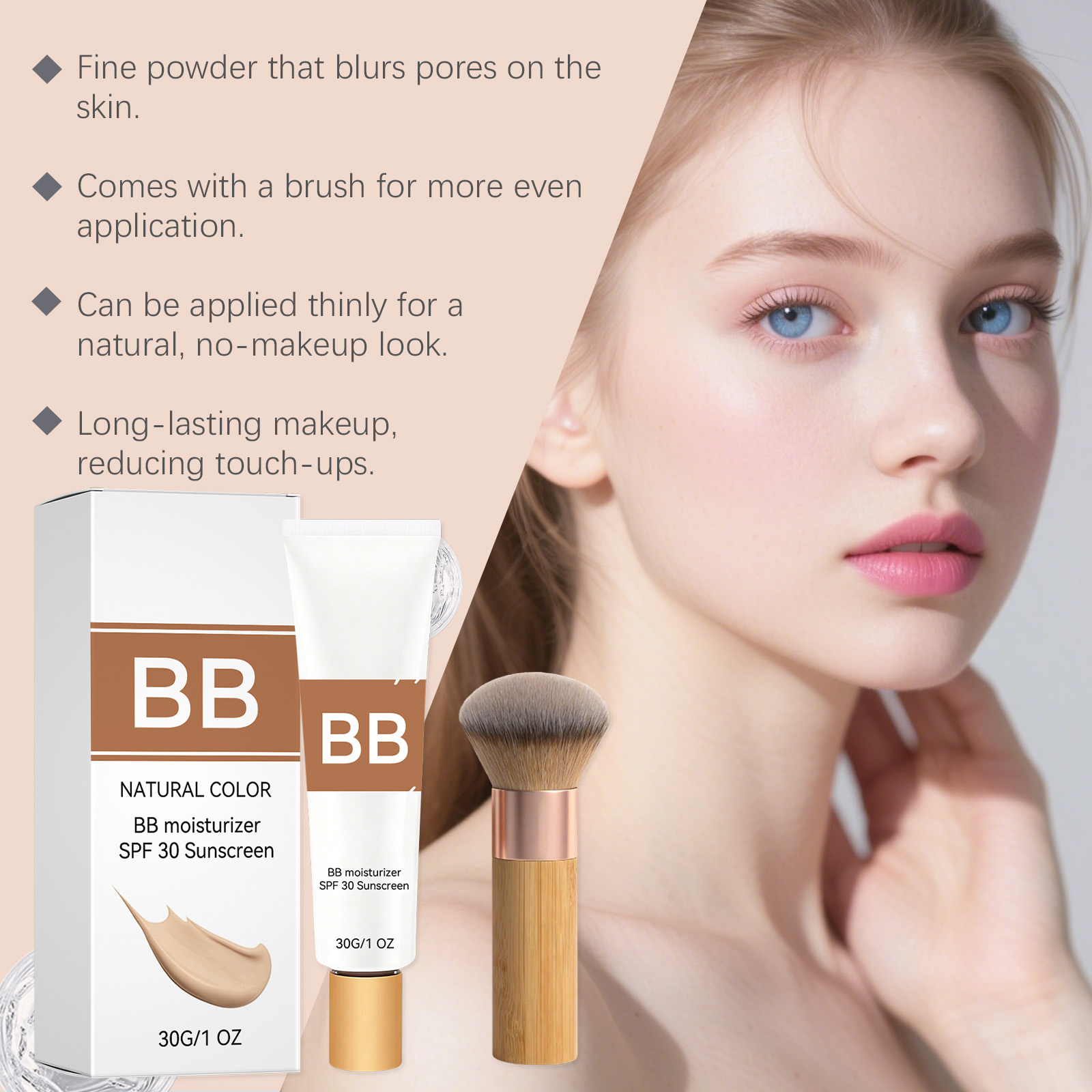 Krem BB z filtrem SPF 30, tonu – Makeup Beauty Ro recenzja i cena