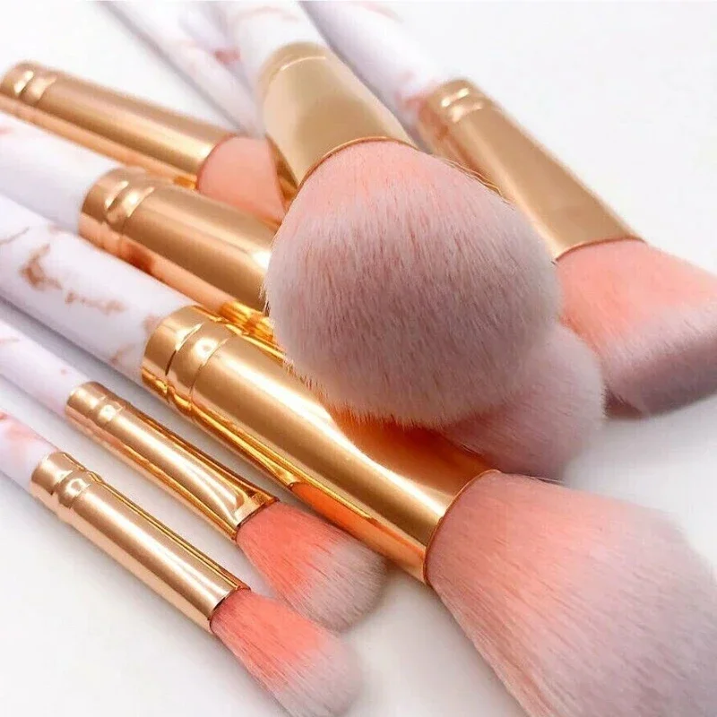 10 szt. marmurkowych pędzli do – Makeup Beauty Ro recenzja i cena