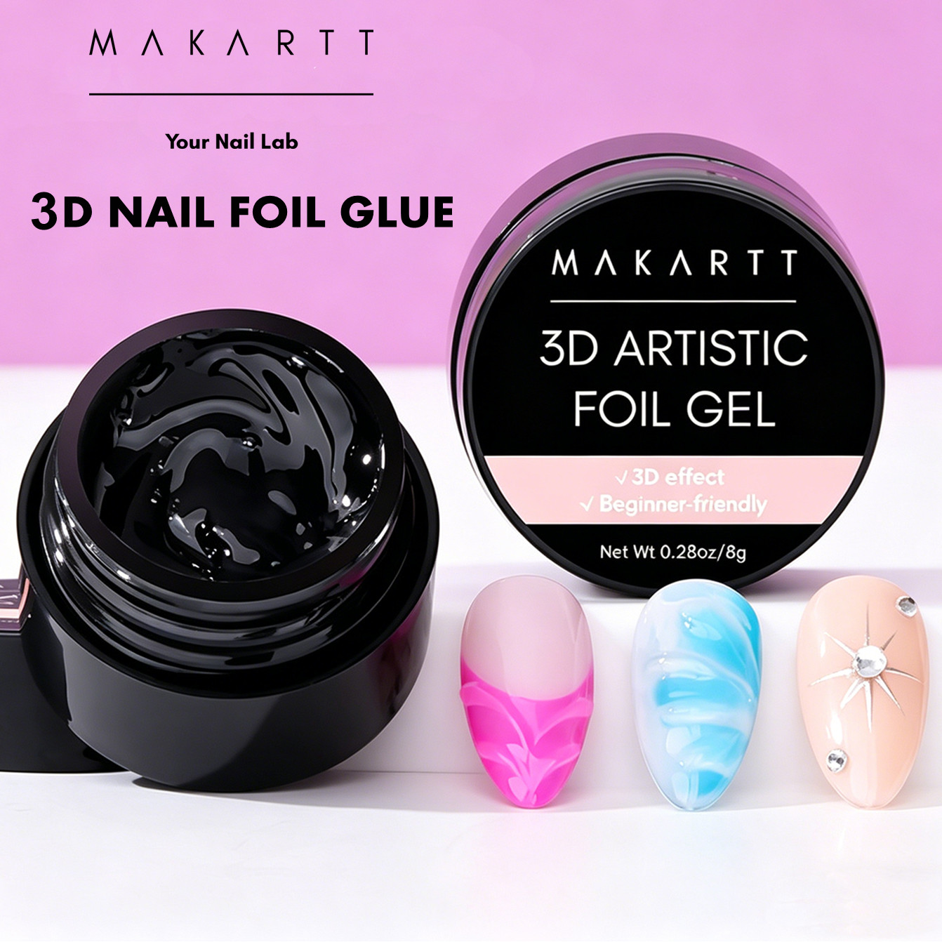 Żel do paznokci Makartt 3D 8ml – Uv Nail Lamp recenzja i cena