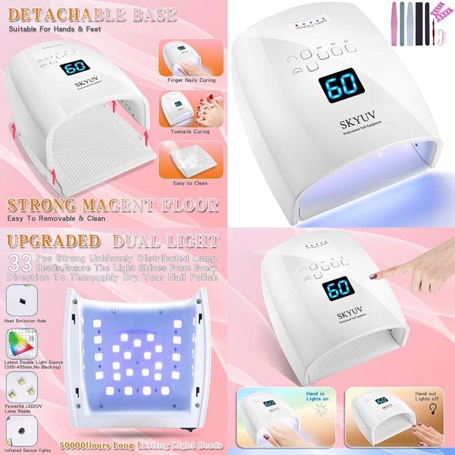Akumulatorowa lampa UV LED do  – Uv Nail Lamp recenzja i cena