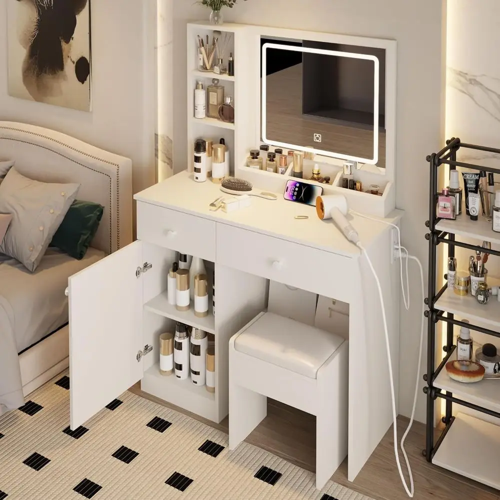 Zestaw toaletki z lustrem, duż – Beauty Makeup Outlet recenzja i cena
