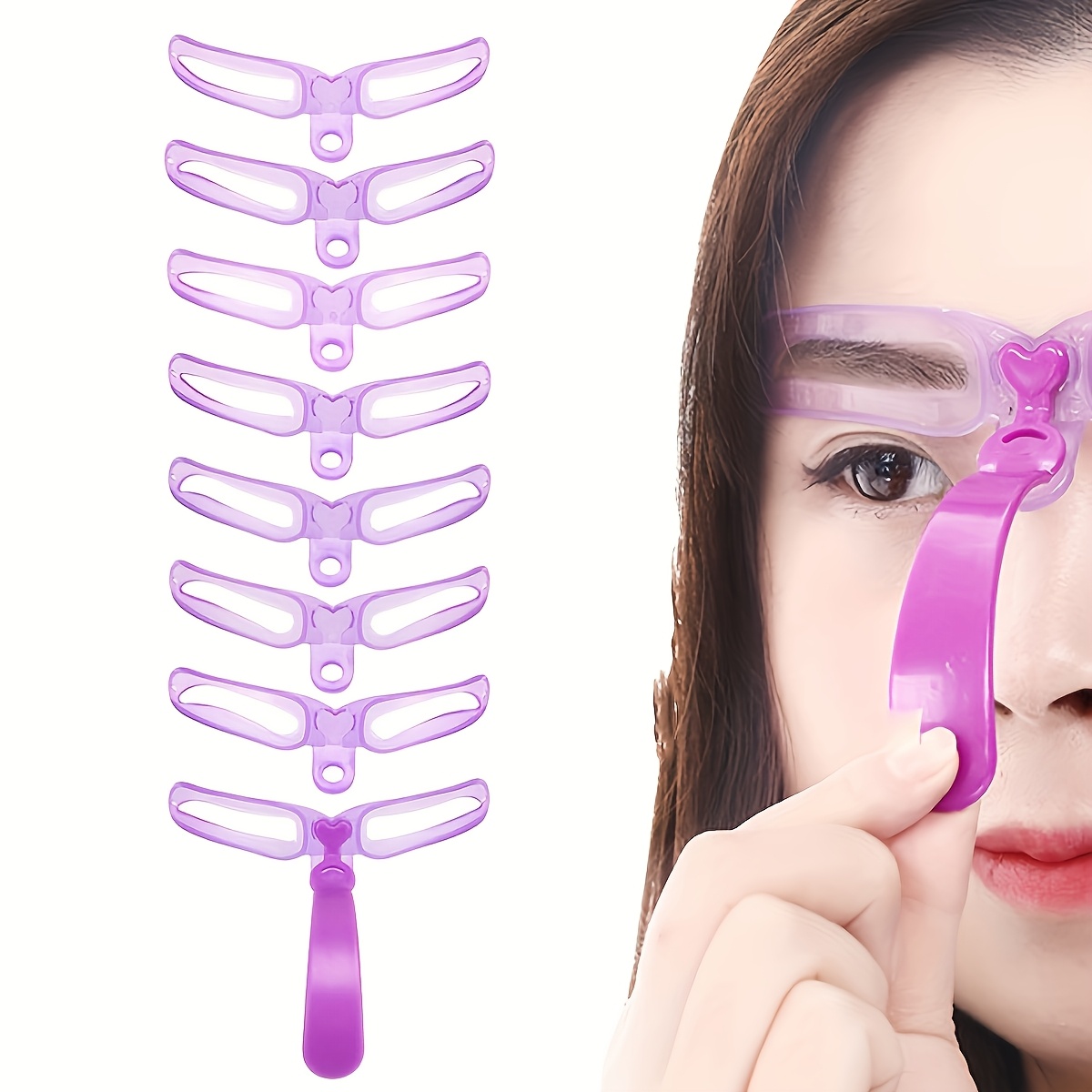 8 w 1 Szablon do Brwi Wielokro – Beauty Makeup Tools Set recenzja i cena