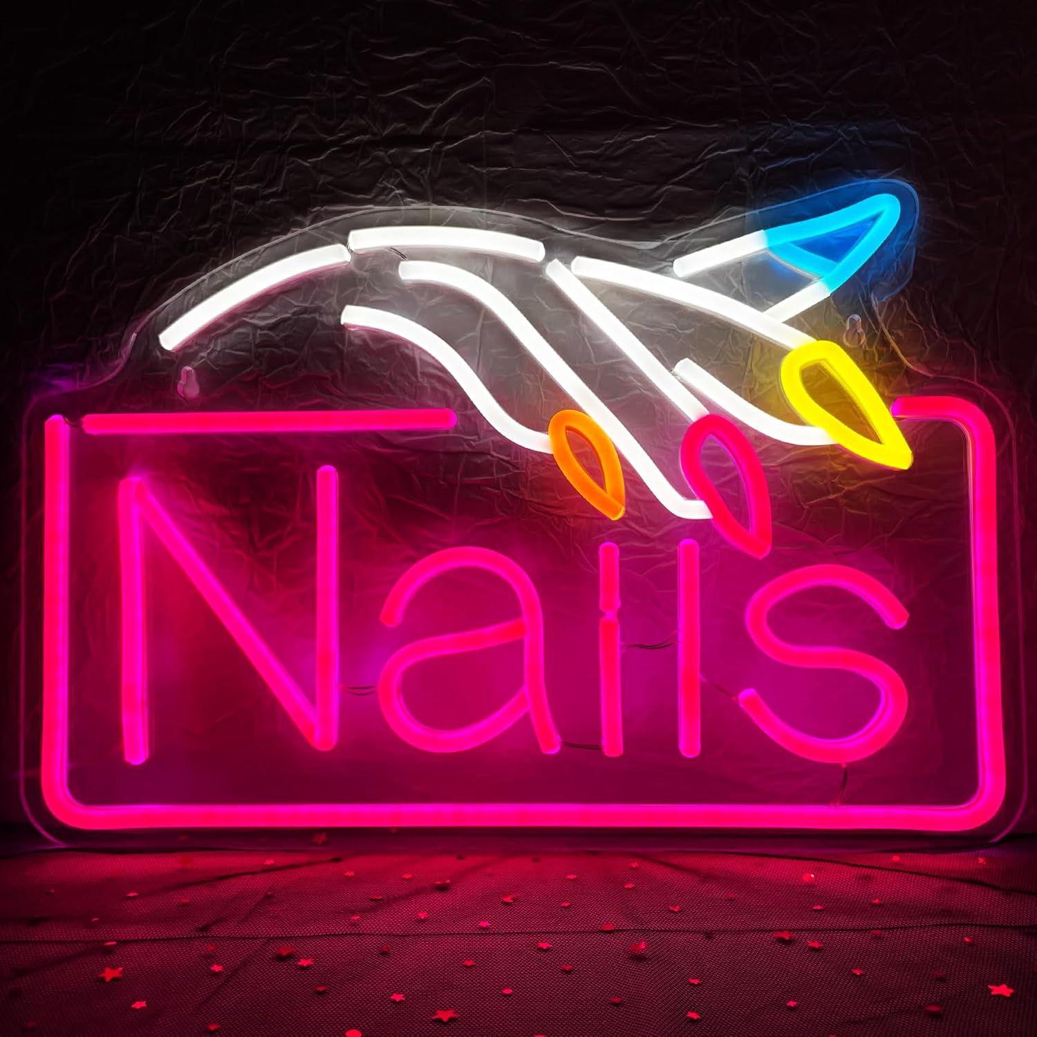 Neonowy szyld z paznokciami, l – Beauty Makeup Store recenzja i cena